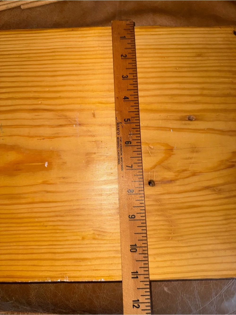 Vintage Wood Casserole Carrying Tray 15.5